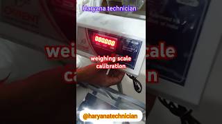 Weighing machine Calibration 100kgs 10g balance calibration weighing scale calibration Kaise kare [upl. by Borlow]