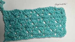 Amazingly Easy Crochet Stitch Pattern  Uneven Mesh Stitch [upl. by Larena25]