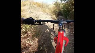 Fat bike vs hardtail Same section of trail but both fun hardtail fatbike mtb [upl. by Ariad296]