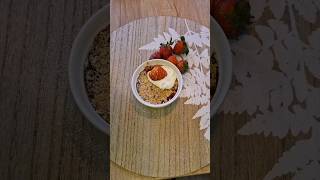 Fruit and berry crumble with oatmeal🍓recipe in description recipe delicious [upl. by Codi]