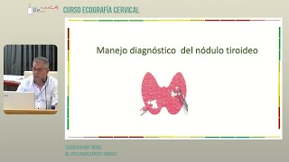 Curso de ecografía cervical clasificación tirads Dr José Carlos Sánchez Sánchez [upl. by Maryrose]