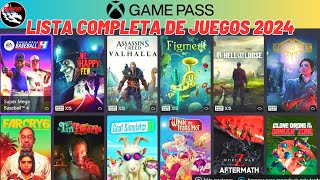 XBOX GAMEPASS ULTIMATE LISTA DE TODO LOS JUEGOS ENERO 2024 🔥 [upl. by Aivilys]