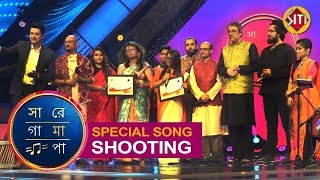 SA RE GA MA PA  SHOOTING  Special Song  Noble  Jisshu  Srijato  Shantanu Maitra  Zee Bangla [upl. by Tillo206]