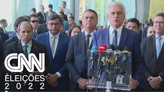 Governadores falam após encontro com Bolsonaro  LIVE CNN [upl. by Anoynek]