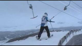 The worlds shortest ski lift  Ål Norway [upl. by Mcarthur]