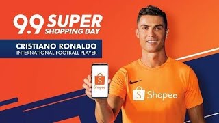 iklan goyang Shopee Cristiano ronaldo Versi Full HD Durasi panjang  ronaldo dancing shopee 1212 [upl. by Peacock]