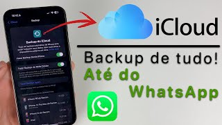 Como Fazer o Backup COMPLETO do iPhone e WhatsApp [upl. by Scotney492]