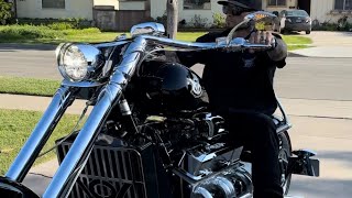 Mike’s Mobile Detailing🇺🇸 chopper harleydavidson motorcycle custom towtruck [upl. by Ssew]