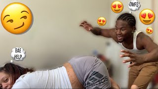 ARCHING MY BACK IN FRONT OF MY BOYFRIEND TO SEE HIS REACTION 😍 Gone Right [upl. by Engeddi]