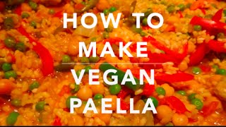 Vegan Paella Recipe [upl. by Llewen]