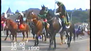 Marche Saint Roch de Thuin 1990 Les Mousquetaires du Roy [upl. by Cirdnek]