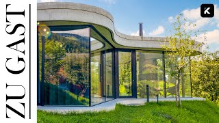 Haustour Freiform Ferienhaus Tiny House Südtirol  Architekt Martin Gruber [upl. by Edmondo968]