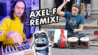 The Kiffness x Damat Drummer  Axel F  Crazy Frog Live Looping Remix [upl. by Aroon407]