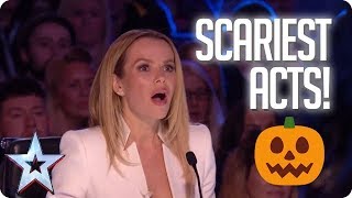 TOP 5 SCARIEST ACTS OF ALL TIME  Britains Got Talent [upl. by Kinney]