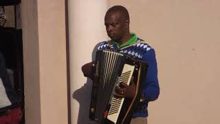 Kholumolumo Ea Leribe playing accordion [upl. by Annoled]