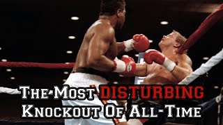 The Most DISTURBING Knockout In Boxing HISTORY  Tommy Morrison vs Ray Mercer  quotTest of Couragequot [upl. by Kreg]