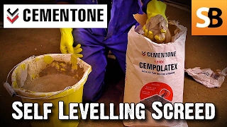 How to Apply Cempolatex Self Levelling Screed [upl. by Nytnerb563]