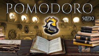 HUFFLEPUFF 📚 POMODORO Study Session 5010  Harry Potter Ambience 📚 Focus Relax amp Study in Hogwarts [upl. by Niatsirk186]