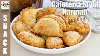 Cafeteria Style Karipap Curry Puffs  Roti n Rice [upl. by Ainoek]