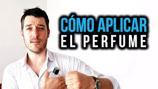 Cómo aplicarse el perfume para hombres [upl. by Drud368]