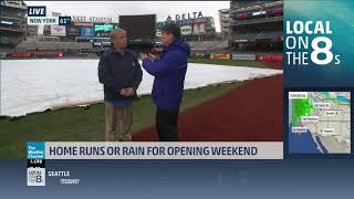 Mike Seidel TWC with Danny Cunningham Head Groundskeeper NY Yankees 3312019 [upl. by Irac]