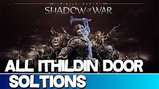 MiddleEarth Shadow of War Gorgoroth Ithildin Door Poem Solution [upl. by Colbert537]