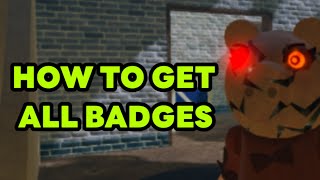 HOW TO GET ALL BADGES IN PIGGY MISERABILITY [upl. by Ednutabab]