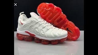 Dhgate Vapormax Plus quotWhite Redquot [upl. by Florinda719]