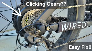 How To Fix Clicking Bike Gears  2024 Wired Freedom [upl. by Viccora]