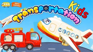 Kids Amazing Transportation🚂 Party  toy vehicle cartoon  viralvideo KIDSMANIA6070 [upl. by Kcirre]