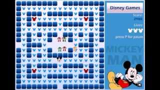 Mickey Mouse Game MickeyMan [upl. by Yelrac]