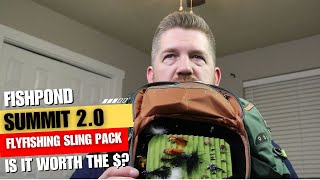 Organize Your Gear Fishpond Summit Fishing Sling Pack Review [upl. by Macegan]