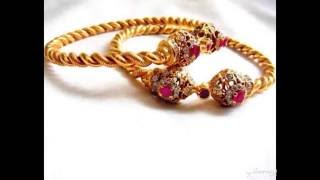 Pipe Gold Bangles New Collection Indian Look [upl. by Archangel]