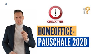 Steuererklärung HomeofficePauschale von der Steuer absetzen [upl. by Ashbaugh]