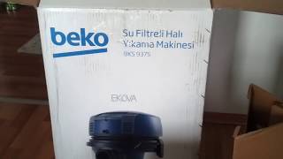 Arçelik  Beko BKS 9375 Halı Yıkama Makinası  Kutu Açılımı  Unbox [upl. by Cathie]