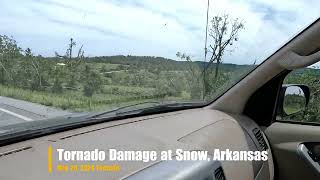 Snow Arkansas 2024 Tornado [upl. by Zimmer252]