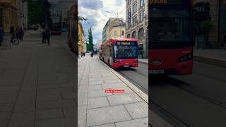 Bus in Oslo city Norway 🇳🇴😍😍😍shorts youtubeshorts [upl. by Kerri]