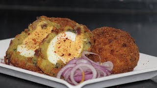 Dimer Devil  Deviled egg  Famous Bengali Street Food  Dimer Chop [upl. by Snook292]