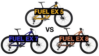 2023 Trek Fuel EX 5 vs 7 vs 8 Gen 6 What’s The Difference [upl. by Amerd]