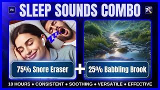 Miraculous Sleep Sounds Combo 4 Anti Snoring  Babbling Brook Sounds [upl. by Hankins]