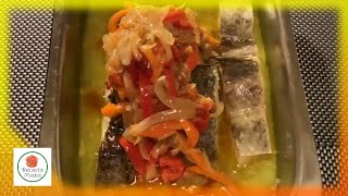 BACALHAU COM CEBOLADA E PIMENTOS [upl. by Arreit]