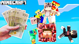 KTO OSTATNI ZOSTANIE NA BLOKU HEROBRINE WYGRYWA 1000 ZŁOTYCH  MINECRAFT [upl. by Benge425]