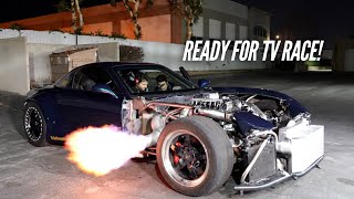 Terrifyingly Fast 4 Rotor REVS with the Lightened Flywheel and 94mm Turbo [upl. by Adnerad]