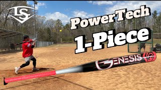 Louisville Slugger Genesis 1 piece Balanced Softball Bat [upl. by Yna]