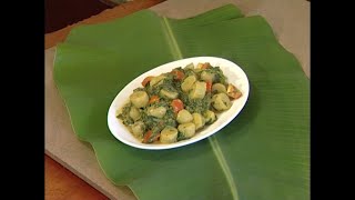 Mangeons Veg  Sweet Scones  Callaloo with Banana amp Jus au fruits de cythère [upl. by Ekusoyr]