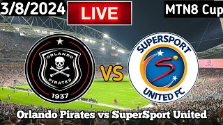 Orlando Pirates Vs SuperSport United Live Match Today [upl. by Aicenert]