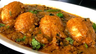 Egg Curry Recipe  Restaurant Style Egg Curry  Masala Anda Curry [upl. by Vinny]