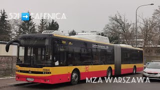 521 ➡️ Falenica  Autosan Sancity M18LF LNG 7884 MZA Warszawa [upl. by Jonell730]