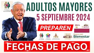 🔔ADULTOS MAYORES PREPAREN SUS TARJETAS FECHA DE PAGO🔔 [upl. by Taam547]