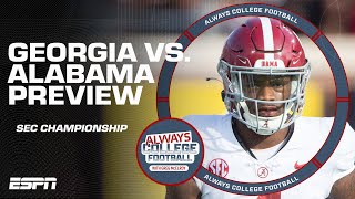 Can Georgia FINALLY beat Alabama in the SEC championship game ⁉️  Always College Football [upl. by Andersen814]